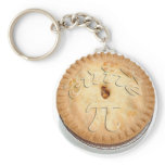 PI PIE CRUST! Cutie Pie - Celebrate Pi Day! π Key Chains