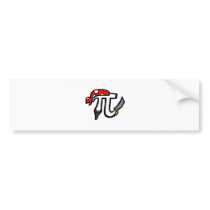 PI Pirate Bumper Stickers