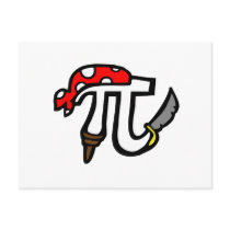 PI Pirate Postcard