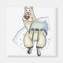 PI POLAR BEAR - HUMOR MAGNET