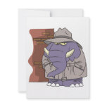 PI private eye spy sneaky elephant Personalized Announcements