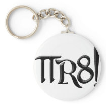 PI R8 - PIRATE SPELLED THE GEEK WAY KEY CHAIN