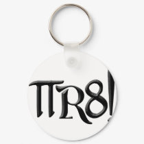 PI R8 - PIRATE SPELLED THE GEEK WAY keychains