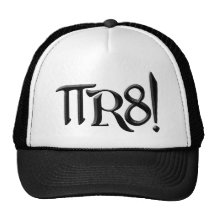 PI R8 - PIRATE SPELLED THE GEEK WAY MESH HATS