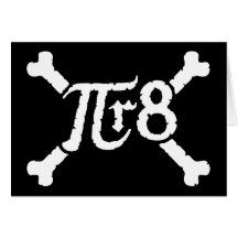 Pi-r-8 Greeting Cards