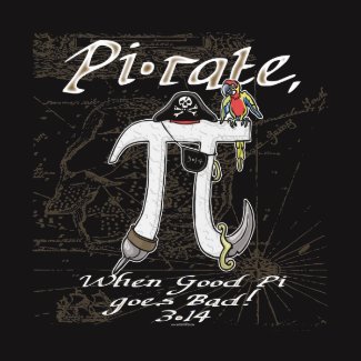 Pi•rate Pi Day Shirts and Gifts shirt