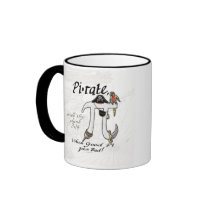 Pi•rate Pi Day Shirts and Gifts mugs