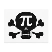 Pi rate postcards