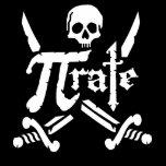 Pi Rate White t-shirts