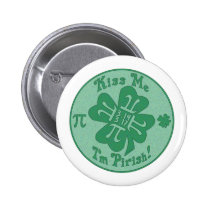 Pi-Rish Party Gear buttons