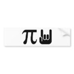 Pi Rocks Bumper Sticker