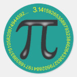 PI ROUND STICKERS