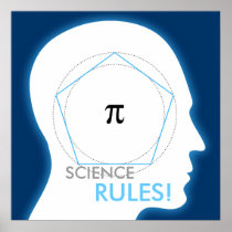 Pi - SCIENCE RULES! - math poster