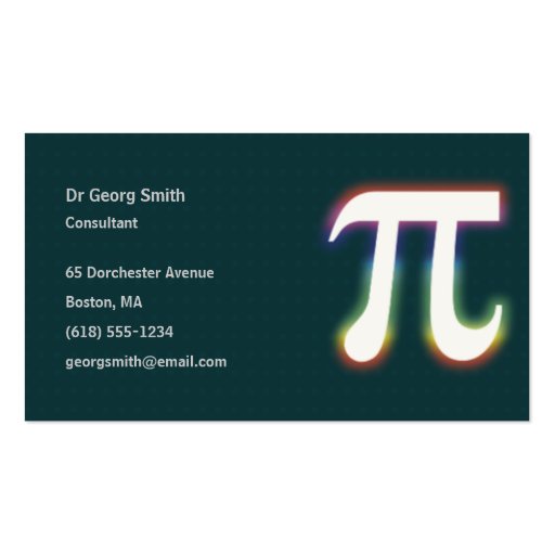 Pi - Scientist Business Card