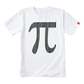 Pi Simple Zazzle HEART T-Shirt