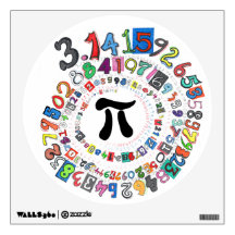 Pi sPiral Wall Stickers