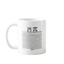 Pi Square Black Coffee Mug