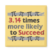 Pi Success Refrigerator Magnets