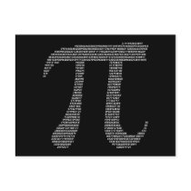 Pi Symbol Postcard by strk3 Pi Symbol Postcard