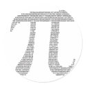 Pi Symbol Sticker
