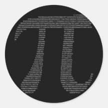 Pi Symbol Sticker