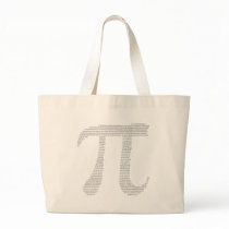 Pi Symbol Tote Bag
