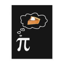Pi Thinking of Pie Post Cards