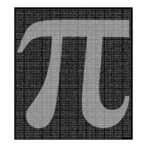 Pi to 10,000 Digits Poster Print by zortmeister Pi to 10,000 Digits Poster Print
