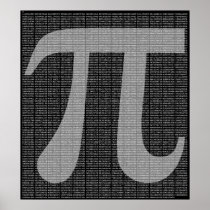 Pi to 10,000 Digits Poster Print