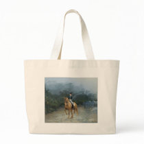 Piaffe Dressage Horse Art Canvas Bags