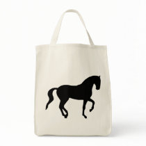 Piaffe Horse (black) bags by dogsandhorses Piaffe Horse (black) bags