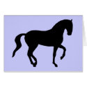 Piaffe Horse (black) cards