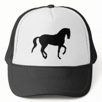 Piaffe Horse (black) hats by dogsandhorses Piaffe Horse (black) hats