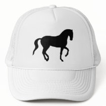 Piaffe Horse (black) hats by dogsandhorses Piaffe Horse (black) hats
