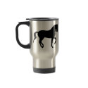 Piaffe Horse (black) mugs