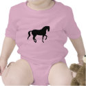 Piaffe Horse (black) t-shirts