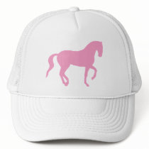 Piaffe Horse (pink) hats by dogsandhorses Piaffe Horse (pink) hats