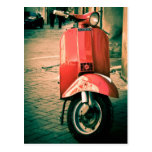 Piaggio Scooter in Italy Postcards