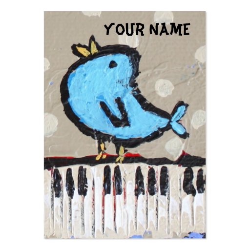 pianist business card