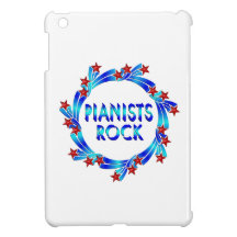 Pianists Rock Red Stars iPad Mini Covers