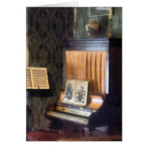 Piano and Sheet Music on Stand cards