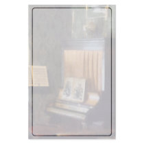 Piano and Sheet Music on Stand stationery