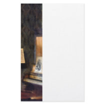 Piano and Sheet Music on Stand stationery