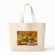 Piano art canvas bags