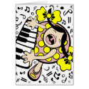 piano baby cards