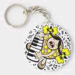 piano baby keychain