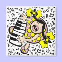 piano baby magnets
