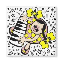 piano baby magnets by VioDeSign piano baby magnets