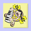 piano baby magnets
