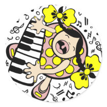 piano baby stickers by VioDeSign piano baby stickers